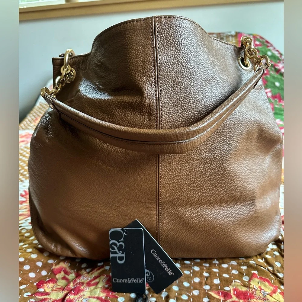 Cuore&Pelle large leather Hobo bag - Picture 3 of 8